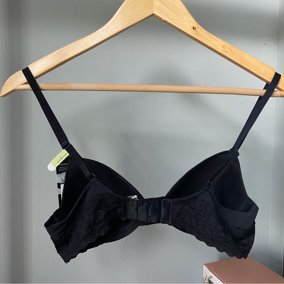 Maidenform One Fab Fit Demi Bra Lace-Trimmed Flex-Back Underwire T-Shirt Bra 32B - Picture 2 of 8